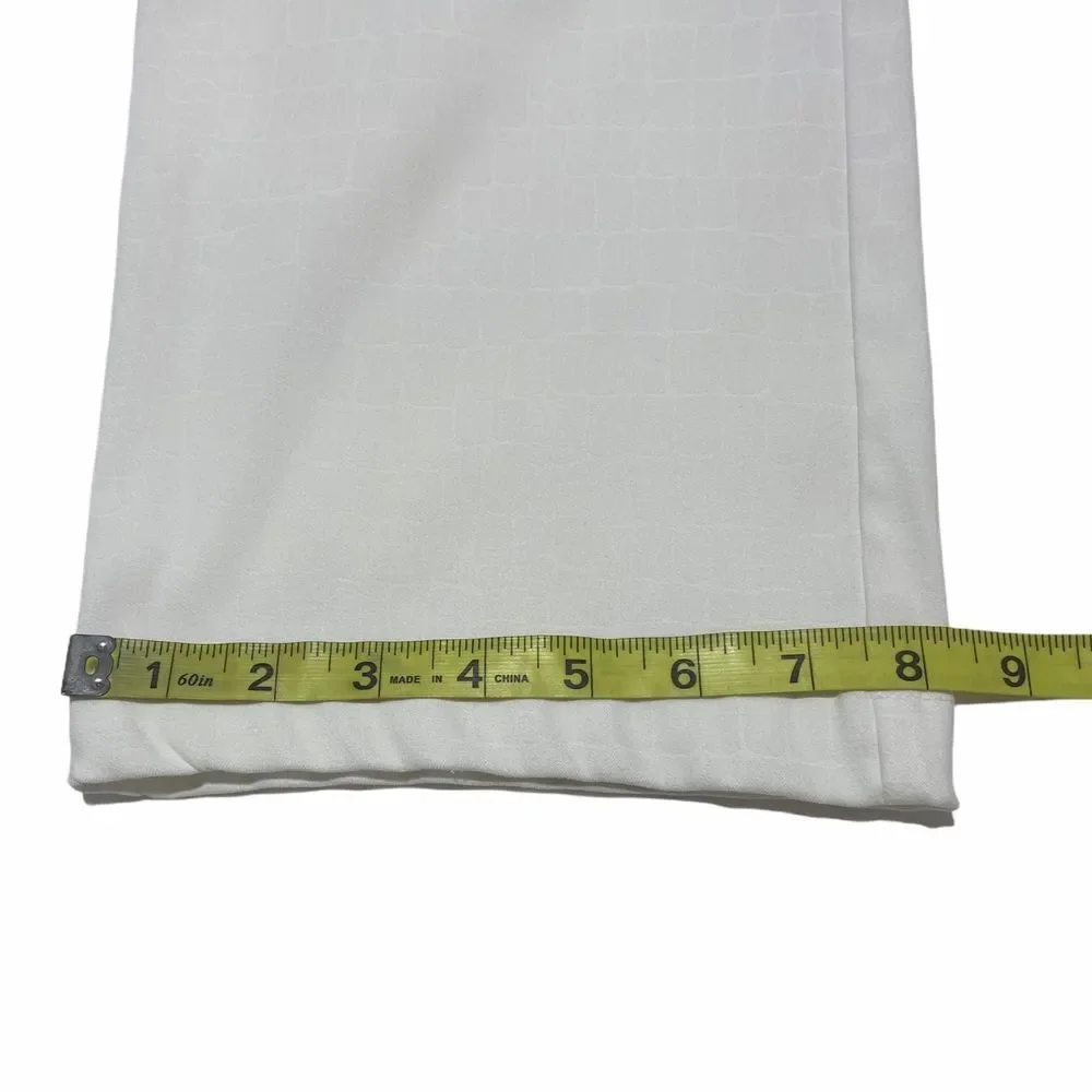 THE White House White Flare Dress Pant Trousers 10